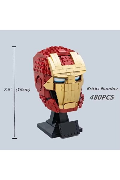 Miniso Light Grey Heroes Marvel Venom Ironm Spiderman Star-Lord Avengers Ironman Model Building Blocks Bri