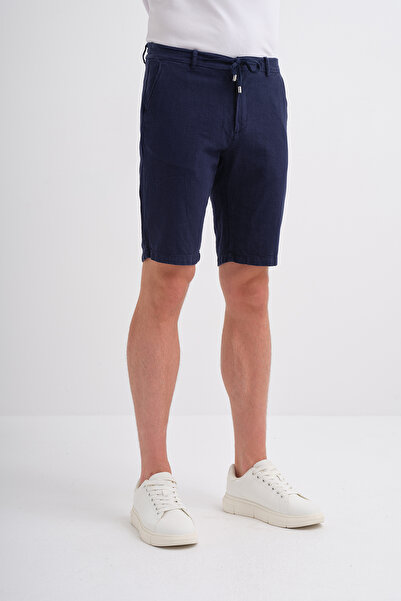 Cazador Сlim Fit вузькі лляні шорти-бермуди