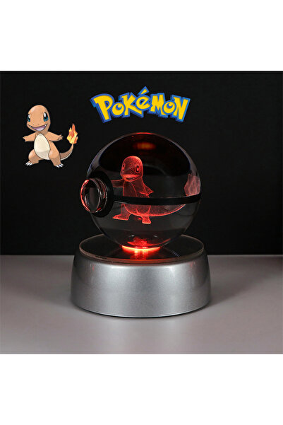 Takara Tomy ألعاب مجسمات كرة الكريستال ثلاثية الأبعاد من بوكيمون تشارمندر بوك...