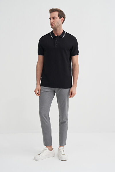 Cazador Slim Fit Crew Neck Waffle Soft Textured T-Shirt