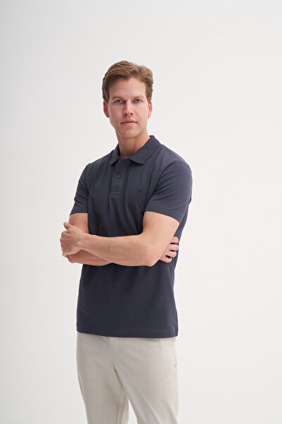 Cazador Μπλουζάκι με μονόχρωμο γιακά πόλο με λεπτή εφαρμογή