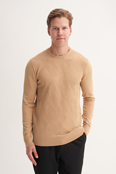 Cazador Slim Fit Soft Touch Basic Crew Neck Sweater