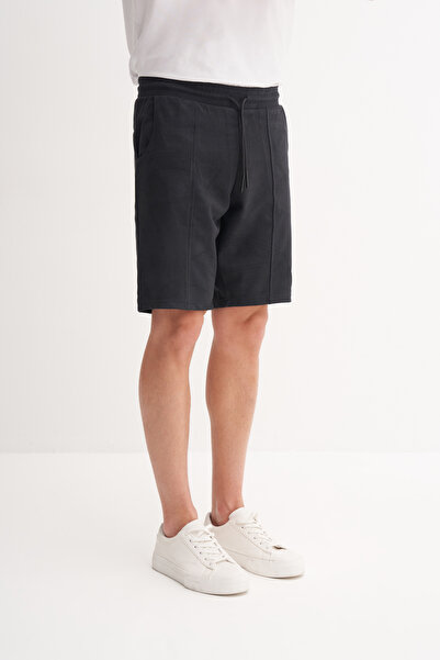 Cazador Slim Fit Knitted Bermuda Suede Shorts