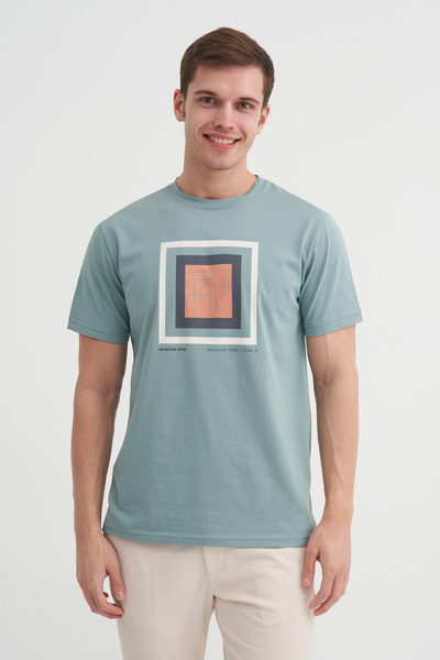 Cazador Велосипедна комір Regular Fit з принтом