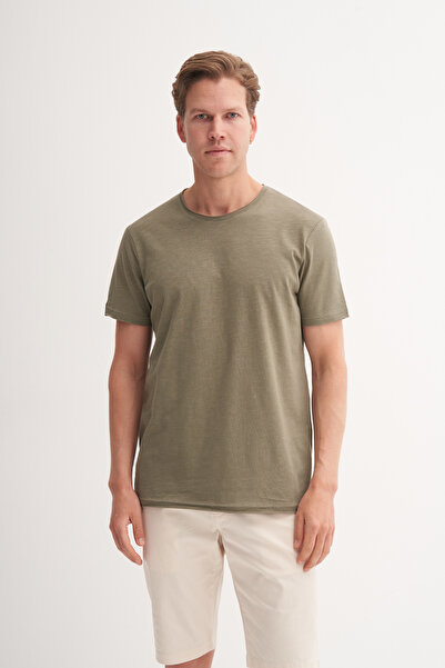 Cazador Uska pamučna majica sa okruglim izrezom