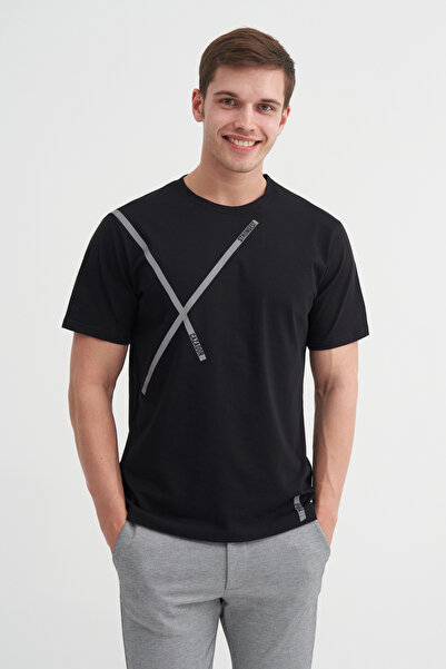 Cazador Μπλουζάκι με βαμβακερή στάμπα με κανονική εφαρμογή