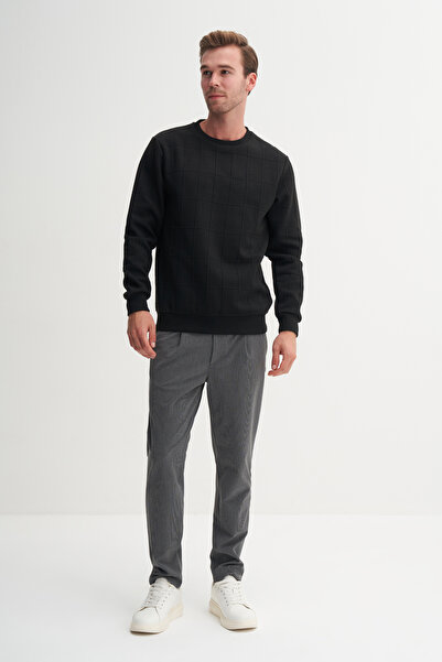 Cazador Φούτερ με καρό καπιτονέ ζακάρ με ανάμειξη βισκόζης κανονικής εφαρμογής