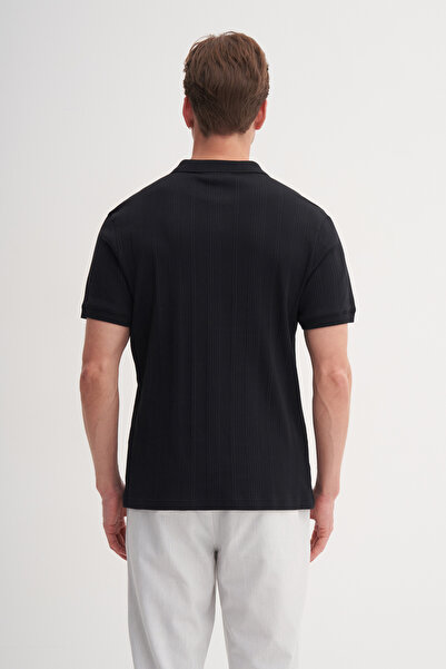 Cazador Μπλουζάκι με λαιμόκοψη Polo Slim Fit Lycra με υφή