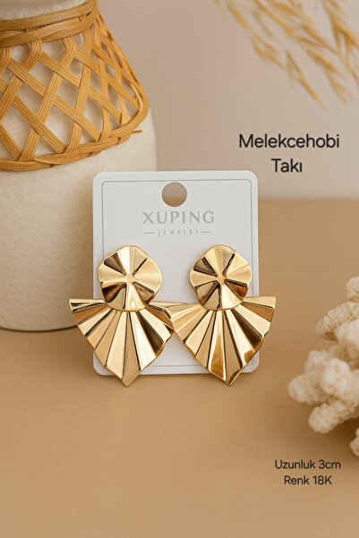 XUPING JEWELRY Melekcehobi Takı Xuping Marka Rose Gold Sallantı Küpe