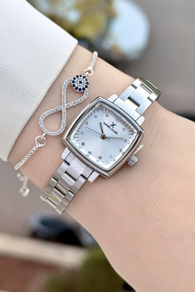 Daniel Klein Metalik Renk 2 Yıl Garantili Kadın Kol Saati Ve Bileklik