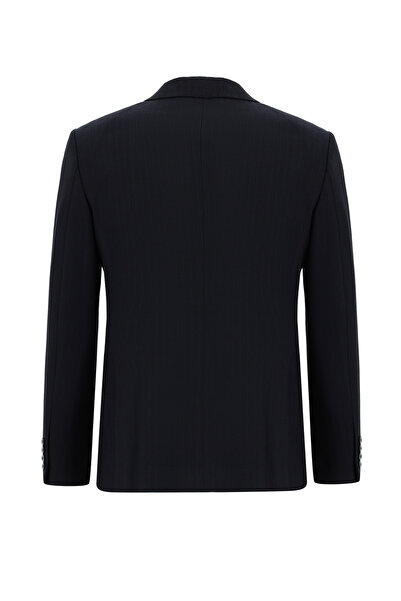 Kiğılı Slim Fit Dar Kesim Yünlü Klasik Çizgili Takım Elbise