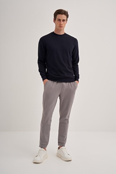 Cazador Світшот Slim Fit з тонкою смужкою з бавовняної суміші Ottoman