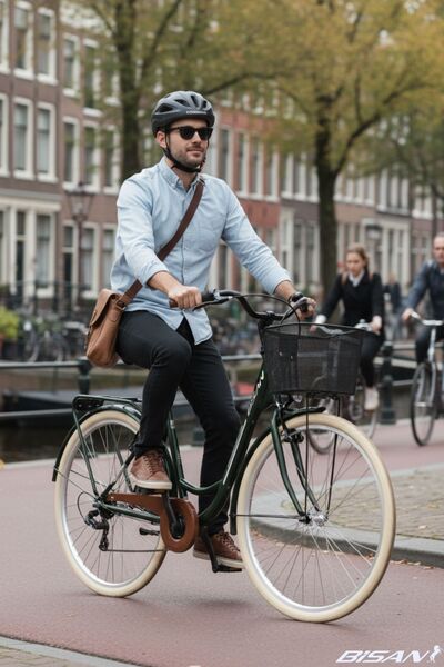 Bisan SORRENTO-S ŞEHİR BİSİKLETİ 44 CM V 26 JANT 7 VİTES SHIMANO TOURNEY YEŞİ...