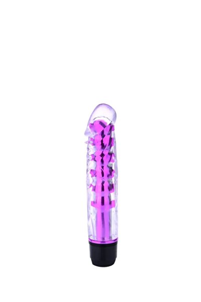 Greenport Vibratör Titreşimli Mastürbatör Jel Doku Dildo Penis