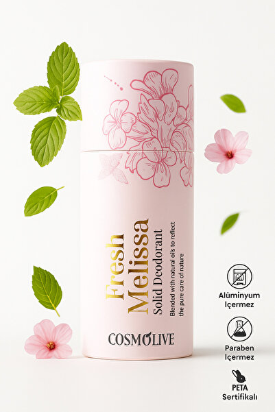 Cosmolive Doğal Roll On | Koltuk Altı Rolon Deodorant | Organik | Kokusuz | Fresh Melisa | 80 gr