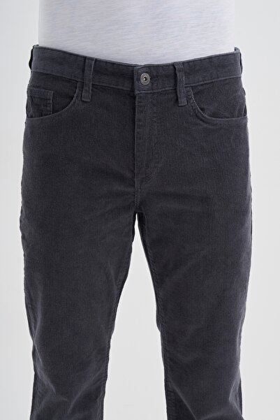 Cazador Vintage Terry Slim Fit Boru Paça Kadife Pantolon