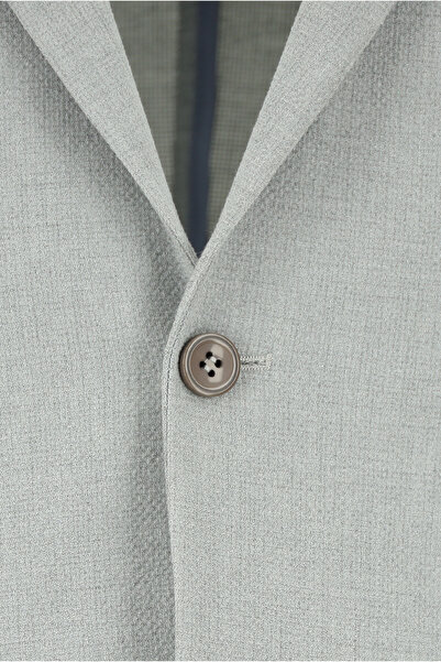Kiğılı Slim Fit Dar Kesim Çizgili Beli Lastikli İpli Takım Elbise