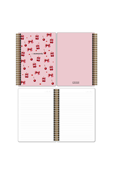 lin notebook 2’li Spiral Telli Defter Seti 80 Yaprak 70 gr Çizgili A5 Defter | Okul, Günlük, Not ve Anı Defteri