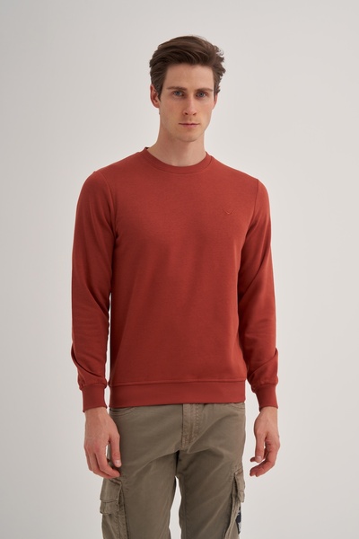 Cazador Світшот Slim Fit з 3-нитковою бавовняною сумішшю