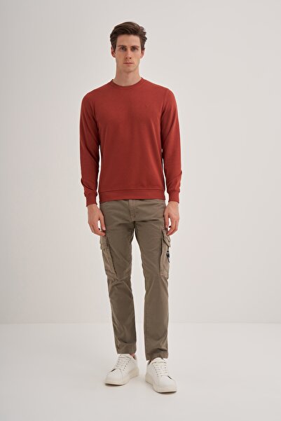 Cazador Slim Fit Seasonal 3 Thread Cotton Blend Sweatshirt