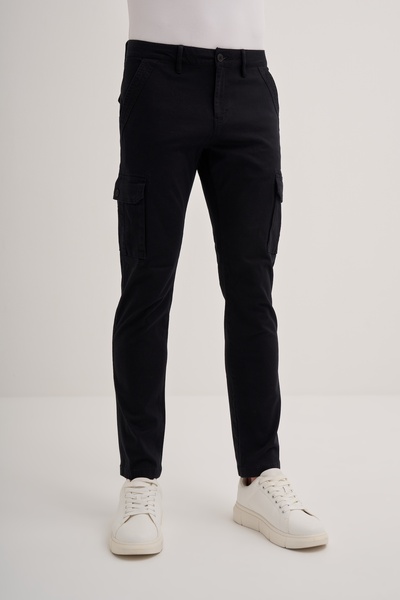 Cazador Vintage Terry Slim Fit Pipe Leg Lycra Gabardine Cargo Pants