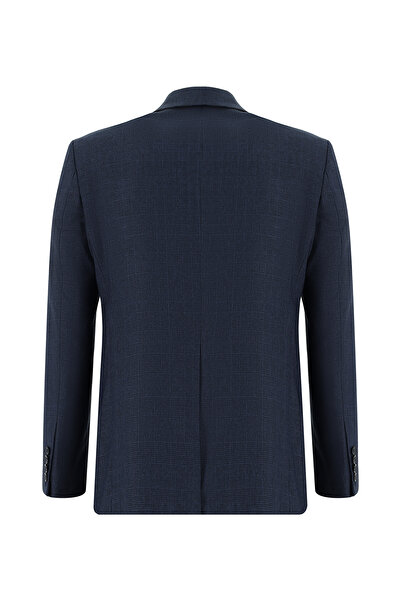 Kiğılı Slim Fit Dar Kesim Klasik Ekose Takım Elbise