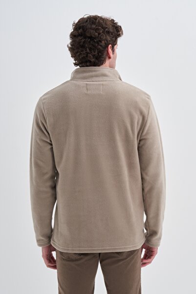 Cazador Half Turtleneck Thick Fleece Regular Fit Sweatshirt