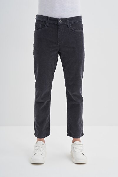 Cazador Vintage Terry Slim Fit Boru Paça Kadife Pantolon