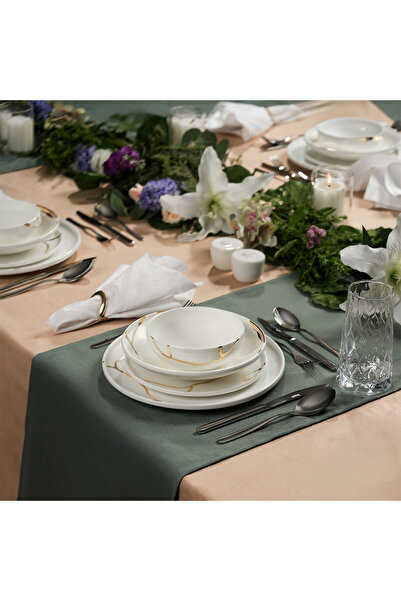 Leggno Chester Premium Gold Yemek Takımı 24 Parça