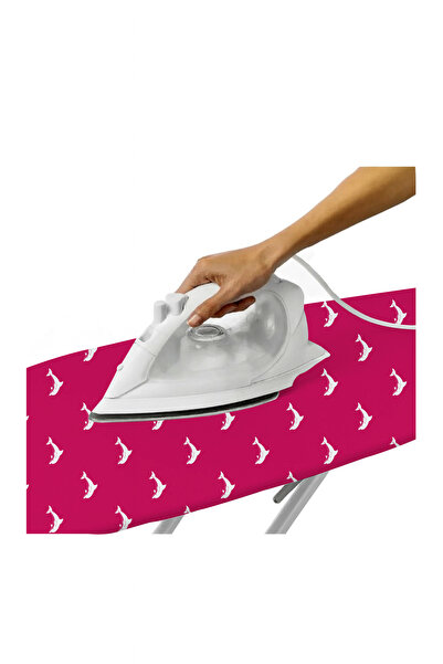 GERCELLA COMFORT DOLPHİN K.Pembe Ütü masası Örtüsü Kılıfı bezi