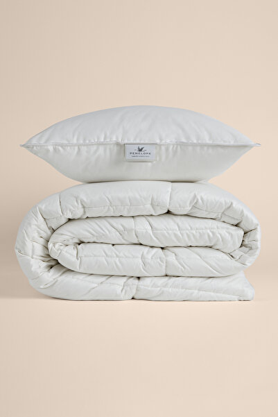 Penelope 8.5 Tog Goose down and Microgel Filled Double Size Comforter - Opal Series