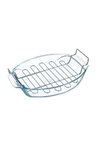 Pyrex 412u000/7043 Izgaralı Oval Fırın Kabı 4 L