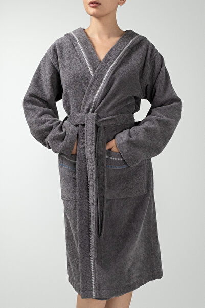 COTTONMANIA Profundo Robe Space - Εξαιρετικά μαλακό, μοντέρνο και ιδιαίτερο σχέδιο 100% βαμβακερό μπουρνούζι με κουκούλα Unisex