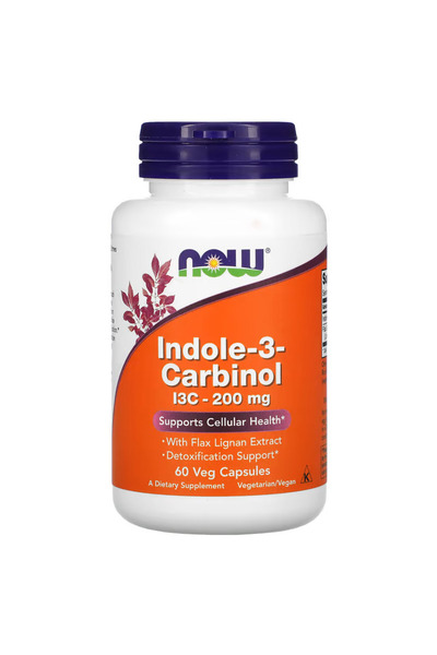 Now Foods Now indole 3 60 Vegetable-Based Capsules