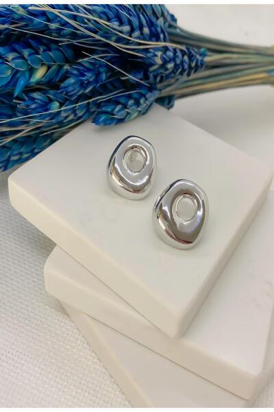 DEMOKAN Kadın Küpe Disk Bombe Küpe