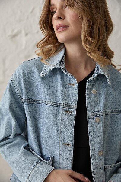 ibutik ДЖИНСОВА КУРТКА, ДЖИНСОВА КУРТКА З ДВОМА КИШЕНЯМИ, ДЖИНСОВА КУРТКА, СВ...