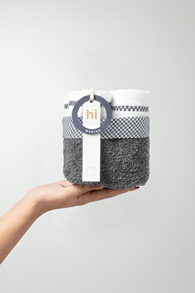 COTTONMANIA Unda Vapo Bouquet - Prosop cu design special cu coș