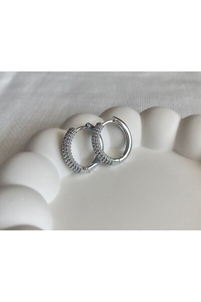 DEMOKAN Kadın Küpe İthal Zirkon Plaza Özel Seri Küpe