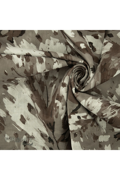 PİRAMİT Natural Patterned Scarf