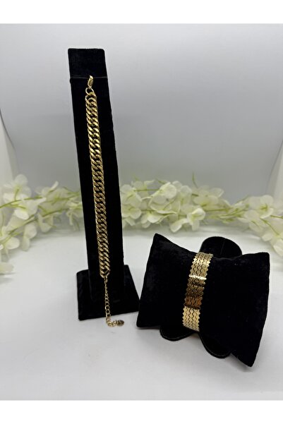 Constanza Exclusive Samanyolu Çelik Bileklik Seti Cns046