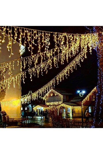 sekizgen led Saçak Led Çakarlı 2 Mt X 1 Mt Yılbaşı Işığı Eklenebilir Dış Meka...