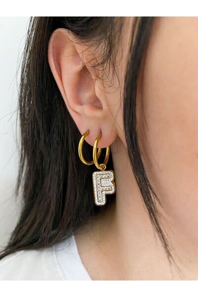 DEMOKAN أقراط نسائية من حجر الزركون الصلب أقراط نسائية مضادة للتشويه