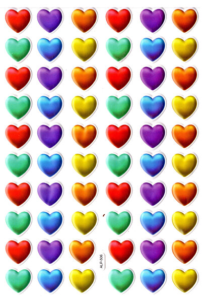 Limmy Sticker Kabartmalı A4 Boyutunda Stiker Defter, Planlayıcı Etiket-(lim50...