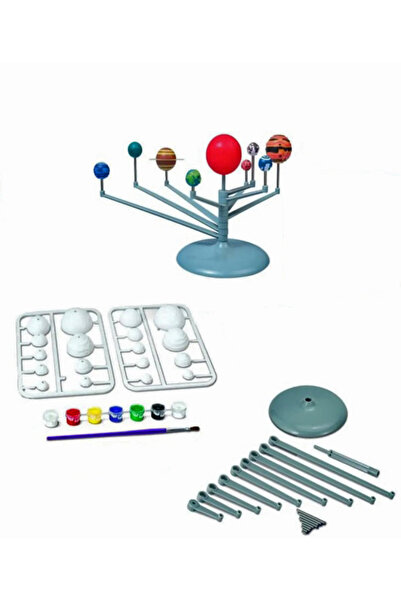 Limmy Gezegenler Alemi , Güneş Gezegen Deney Seti Boya ve Fırçalı - 9' lu Gez...