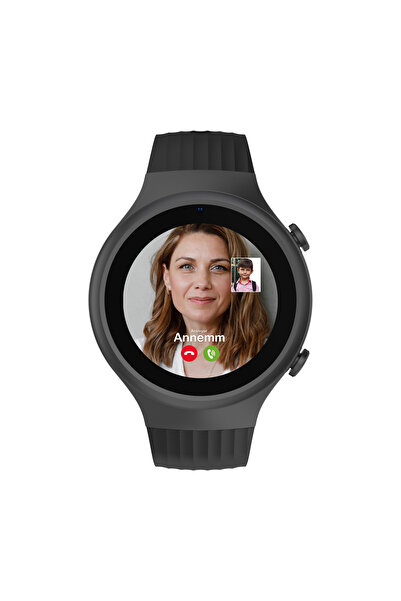 Wiky Watch 5S Akıllı Çocuk Saati - Görüntülü Arama, Gps, Sos, Sağlık Takibi, Güvenli Alan Siyah