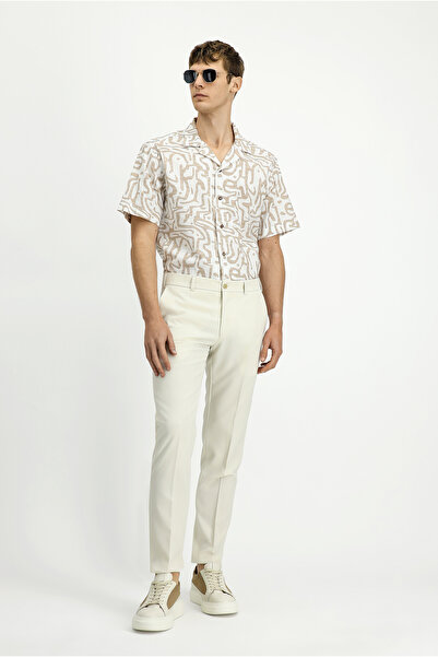 Kiğılı Slim Fit Dar Kesim Likralı Klasik Kumaş Pantolon