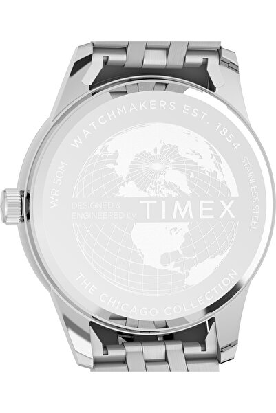 Timex Chicago 45mm Stainless Steel Bracelet Watch