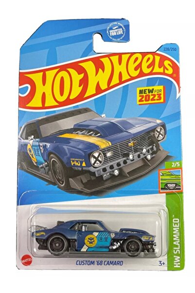 HOT WHEELS Tekli Arabalar HW SLAMMED 2/5 Custom 68 Camaro 228/250