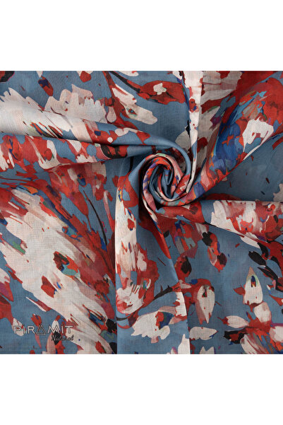 PİRAMİT Natural Patterned Scarf