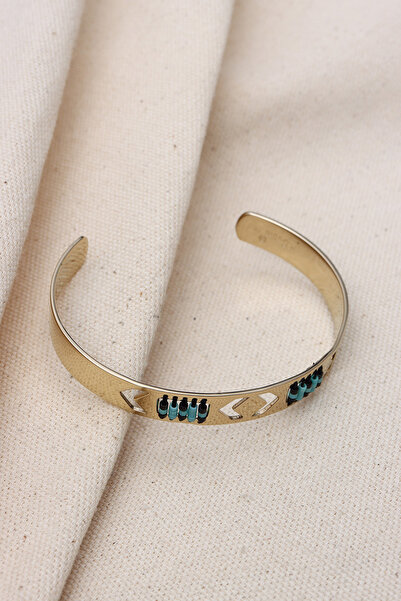 Süspüs Accessories سوار من الفولاذ المقاوم للتشويه - مطرز بالرمل